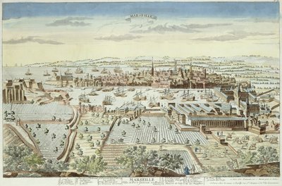 Equestrian Plan of Marseille, 1680 by French School
